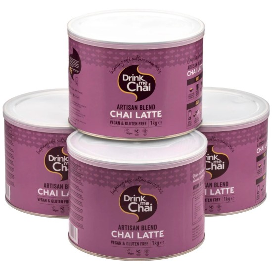 Drink Me Chai Artisan Chai Latte (4 x 1kg) Drink Me Chai Artisan Chai Latte (4 x 1kg)