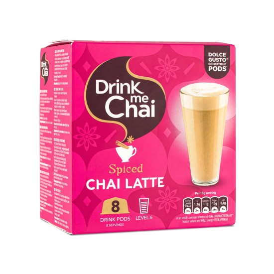 Drink Me Chai Spiced Chai Latte Pods (Pack of 5) Drink Me Chai Spiced Chai Latte Pods (Pack of 5)