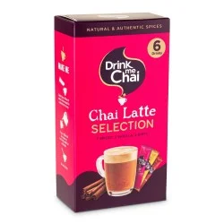 Drink Me Chai Spiced Chai Latte Sachets - Pack of 30 Single Serve Sticks