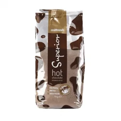 Hot Chocolate for vending machine Milfresh Superior Granulated (30 x 1kg) - Ethical, School-Friendly & HVO free