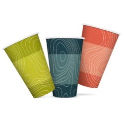 Disposable Paper Cup Benders dell'Etna Twin Double-Wall Takeaway Cups PEFC 34cl / 12oz (1,800)