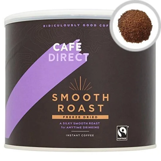 Cafe Direct Fairtrade Freeze Dried Instant Coffee (500g tin)