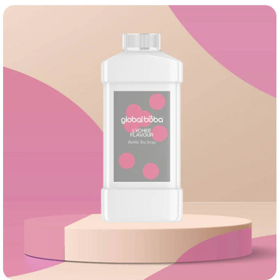 Global Boba Bubble Tea Syrup Lychee (2.5kg)