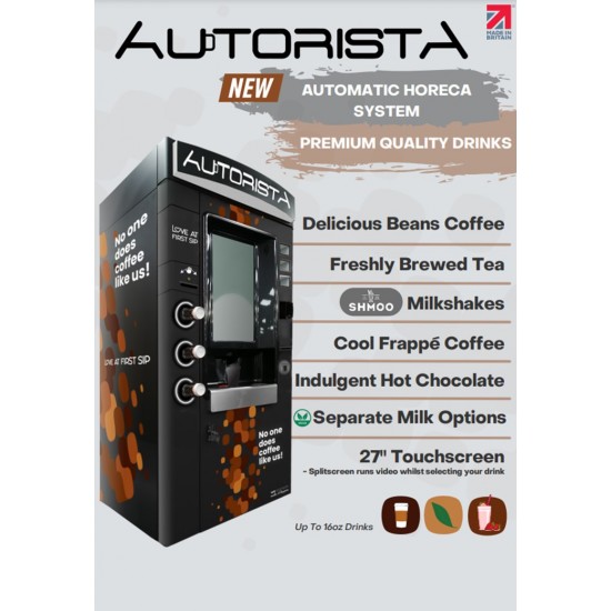 Autorista Hybrid Drinks Vending Machine (Coffee, Hot Drinks & Milkshakes)