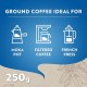 Lavazza Decaf (Decaffeinato) Ground Coffee (8 x 250g)