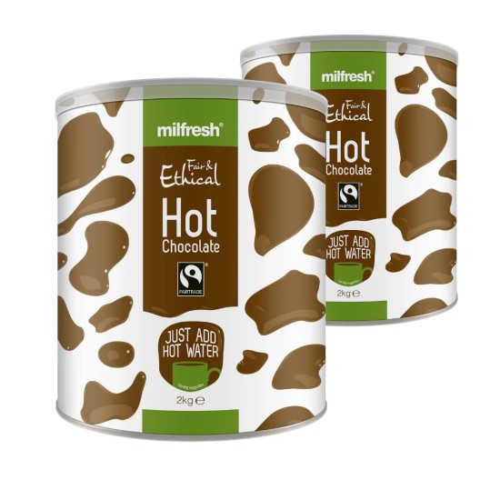 Milfresh Fair & Ethical Instant Hot Chocolate (6 x 2kg) Milfresh Fair & Ethical Instant Hot Chocolate (6 x 2kg)