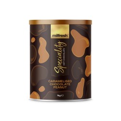 Milfresh Speciality Hot Chocolate Caramelised Chocolate Peanut (6 x 1kg)