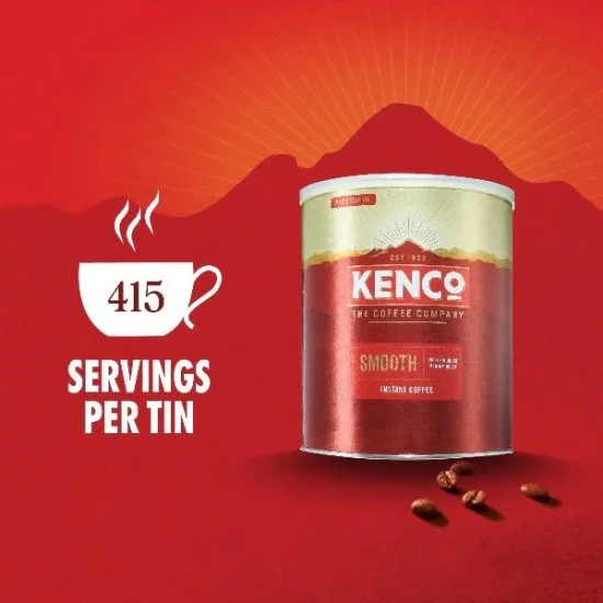 Kenco Smooth Instant Coffee (750g tin) - 415 Cups Kenco Smooth Instant Coffee (750g tin) - 415 Cups