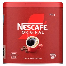 Nescafe Original Instant Coffee Granules (750g tin) - 416 Cups