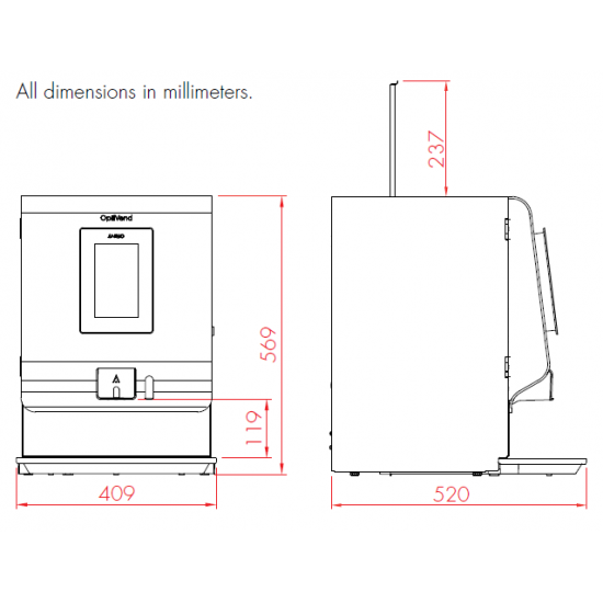 Commercial Coffee Machine Primo Touch 43 (Primo Midi) - Inc. VAT & Delivery Commercial Coffee Machine Primo Touch 43 (Primo Midi) - Inc. VAT & Delivery