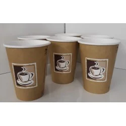 Paper cup Benders Caffe Disposable Paper takeaway Cups PEFC 12oz / 340ml (600) 