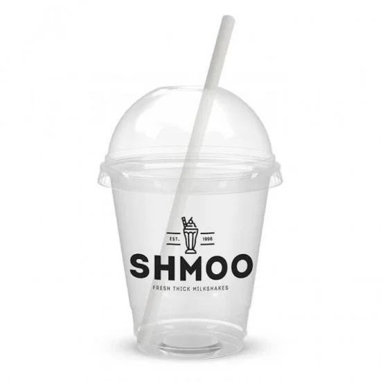 Shmoo Cups small recycleable plastic (Inc Paper Straws) - 13oz / 369ml (120) Shmoo Cups small recycleable plastic (Inc Paper Straws) - 13oz / 369ml (120)