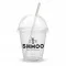 Shmoo Cups small recycleable plastic (Inc Paper Straws) - 13oz / 369ml (120)
