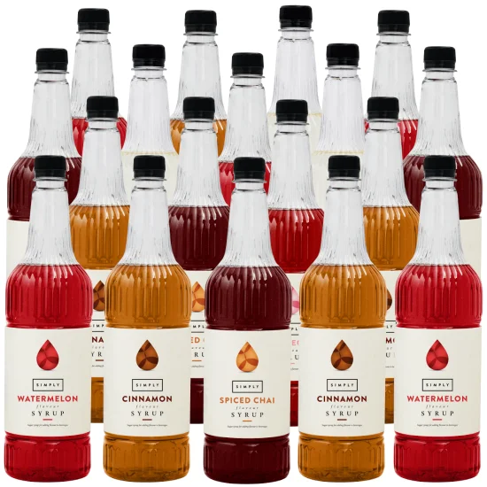 Coffee Syrups - IBC Simply Traditional Mixed Case (18 x 1LTR) - 1 Bottle Free Coffee Syrups - IBC Simply Traditional Mixed Case (18 x 1LTR) - 1 Bottle Free