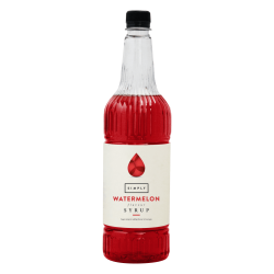 Coffee syrup - IBC Simply Watermelon Syrup (24 x 1Ltr) - Vegan, Nut-Free & Halal Certified
